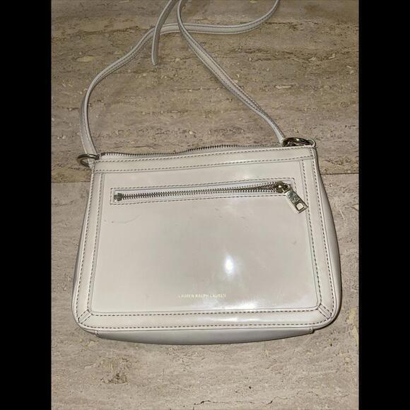 Lauren Ralph Lauren Cream White cross body bag 9x6.5x1.65” - Picture 2 of 4